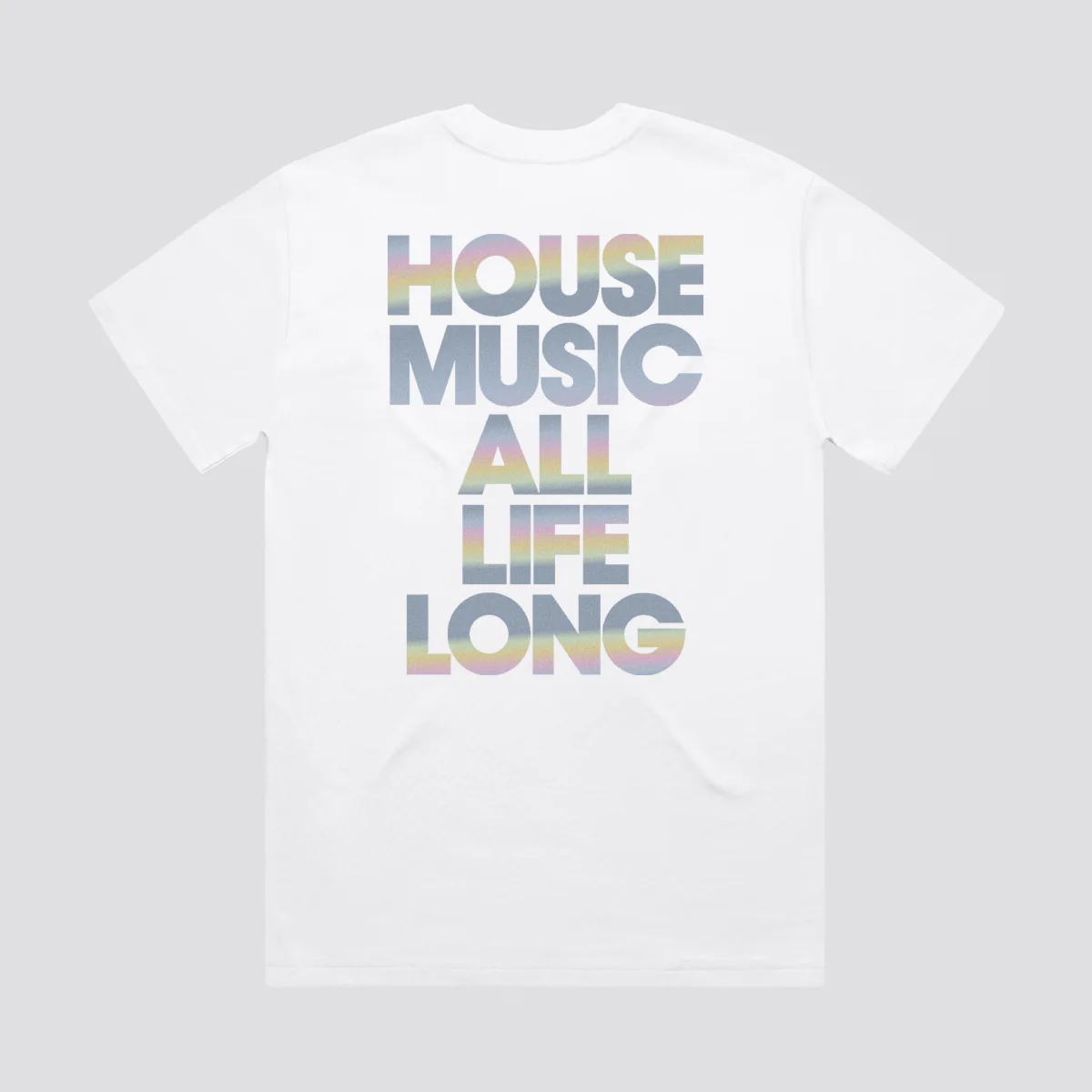 Defected House Music All Life Long Reflective Centre Logo T-Shirt - Image 5