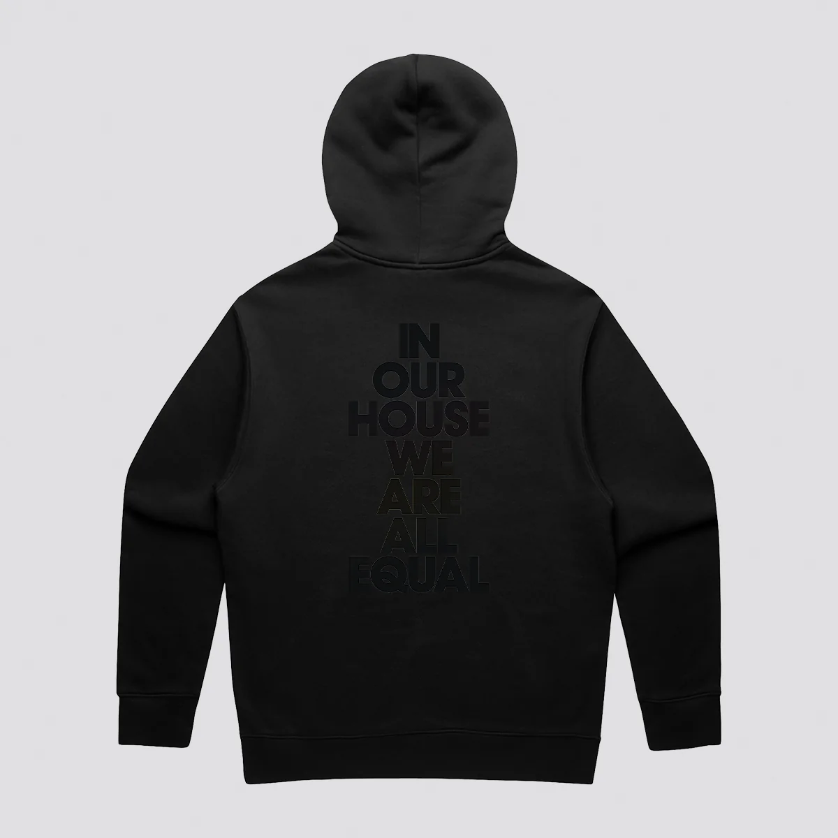 Defected In Our House Reflective Relaxed Fit Hooded Sweatshirt - Image 3