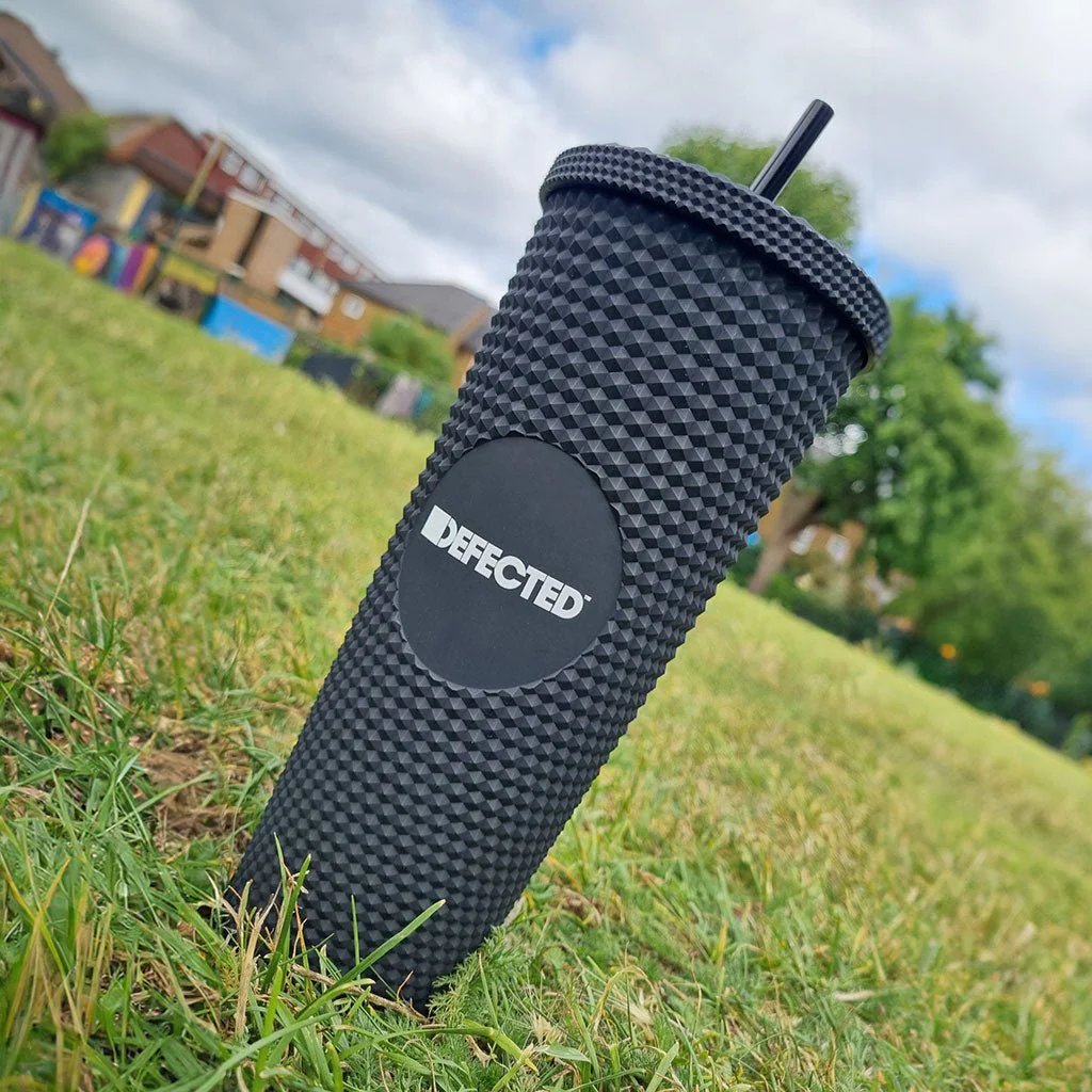 Defected Logo Drinking Cup With Straw - Image 4