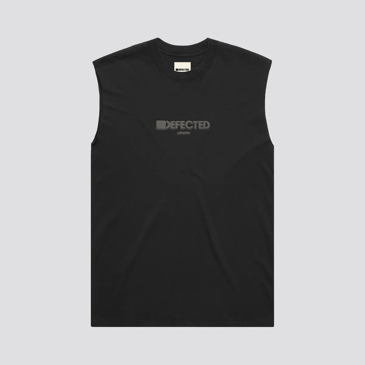 Defected London Embroidered Heavy Faded Tank - Image 4