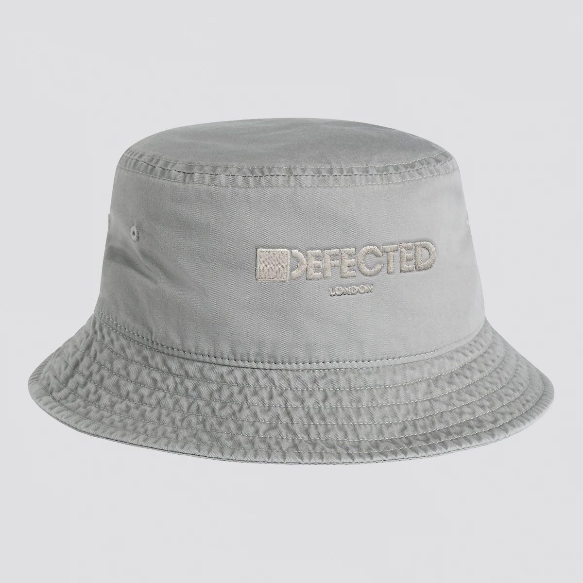 Defected London Embroidered Logo Faded Bucket Hat - Image 3