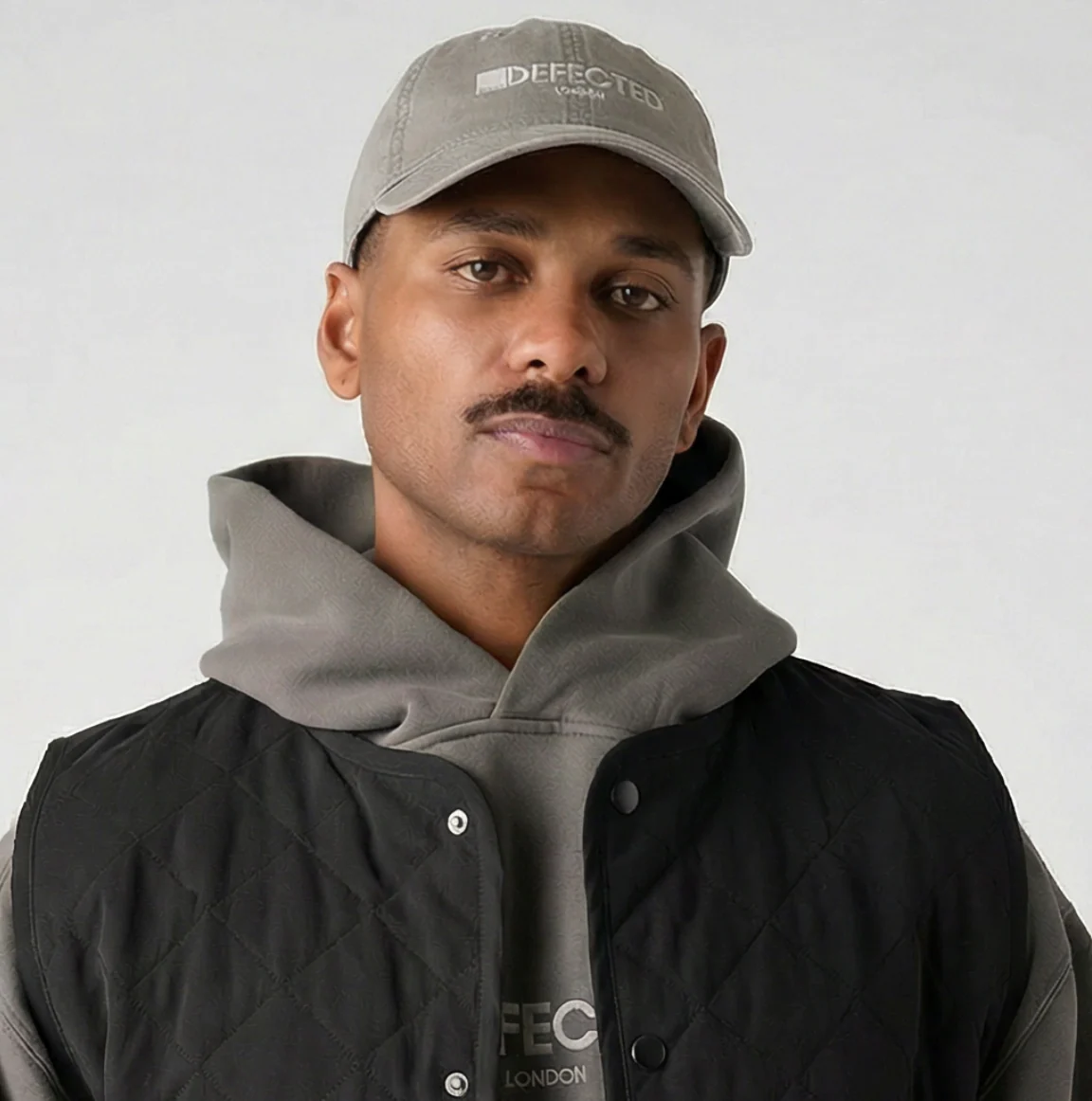 Defected London Embroidered Logo Faded Cap