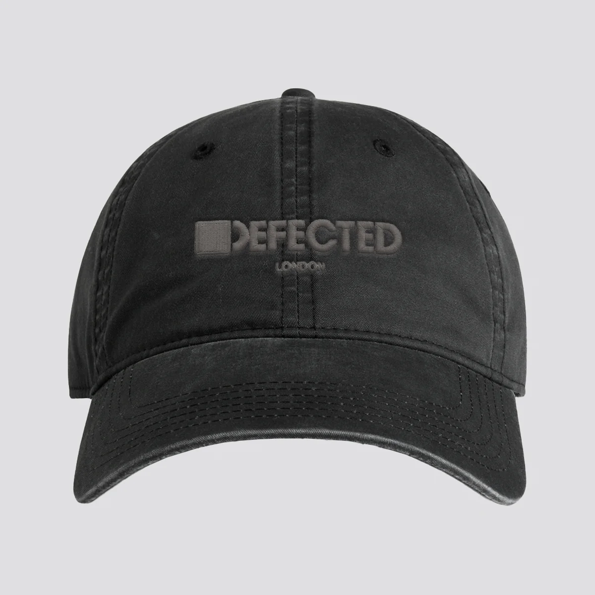 Defected London Embroidered Logo Faded Cap - Image 6
