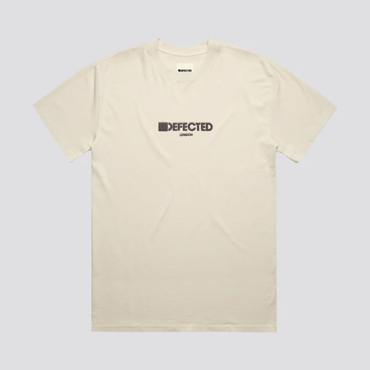 Defected London Embroidered Logo Heavy Faded T-Shirt - Image 12