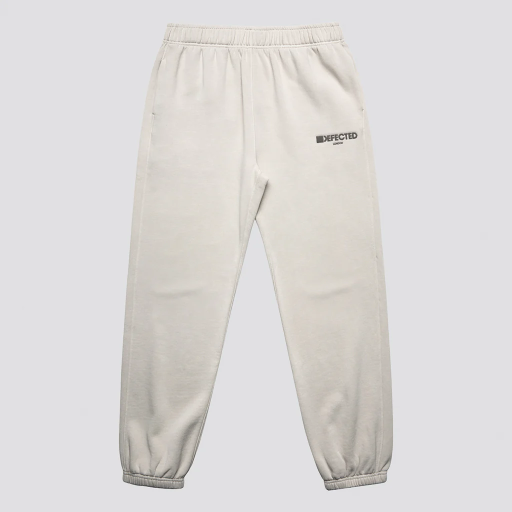 Defected London Embroidered Logo Relaxed Faded Joggers - Image 6