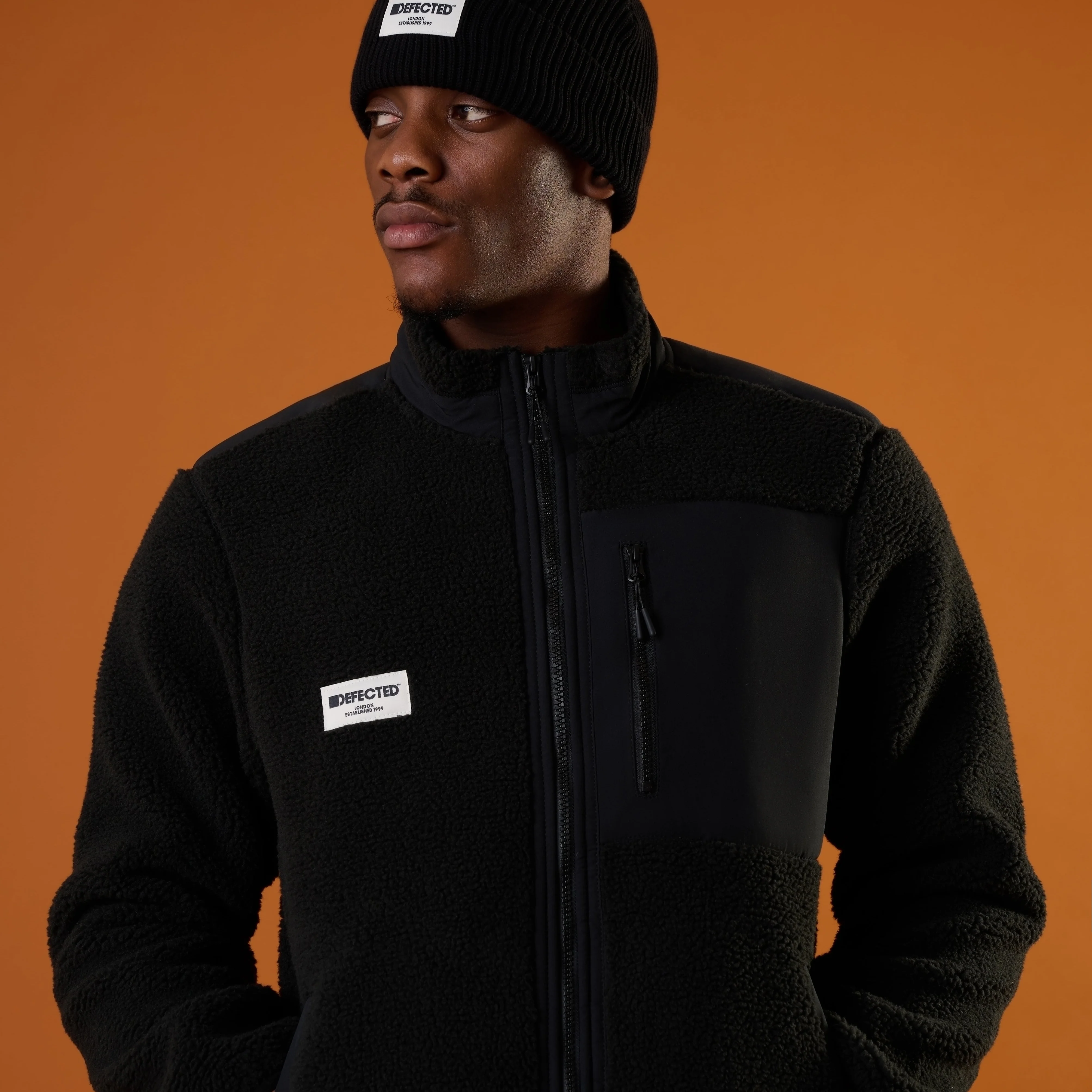 Defected London Label Fleece Jacket - Image 3