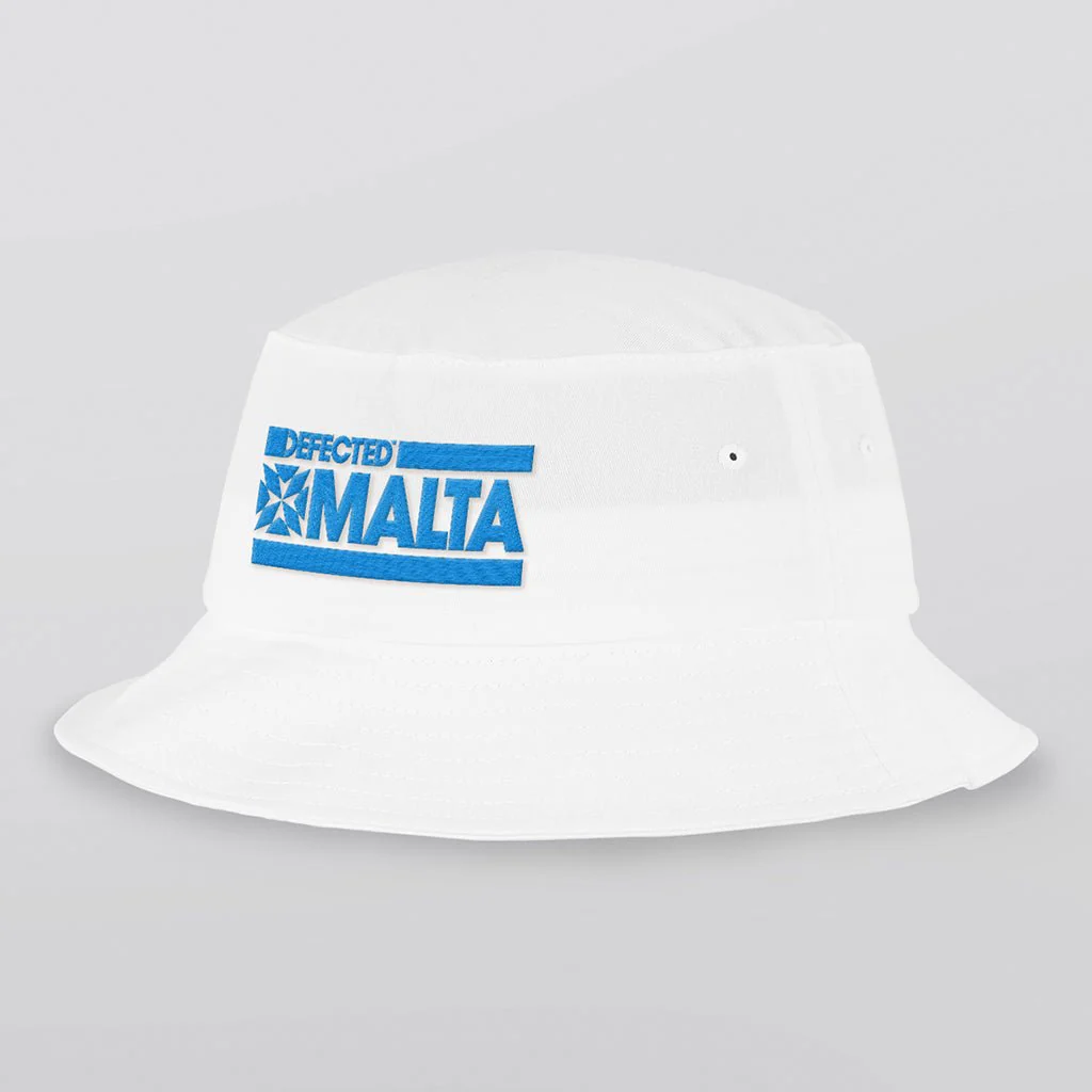Defected Malta Embroidered Logo Bucket Hat - Image 3