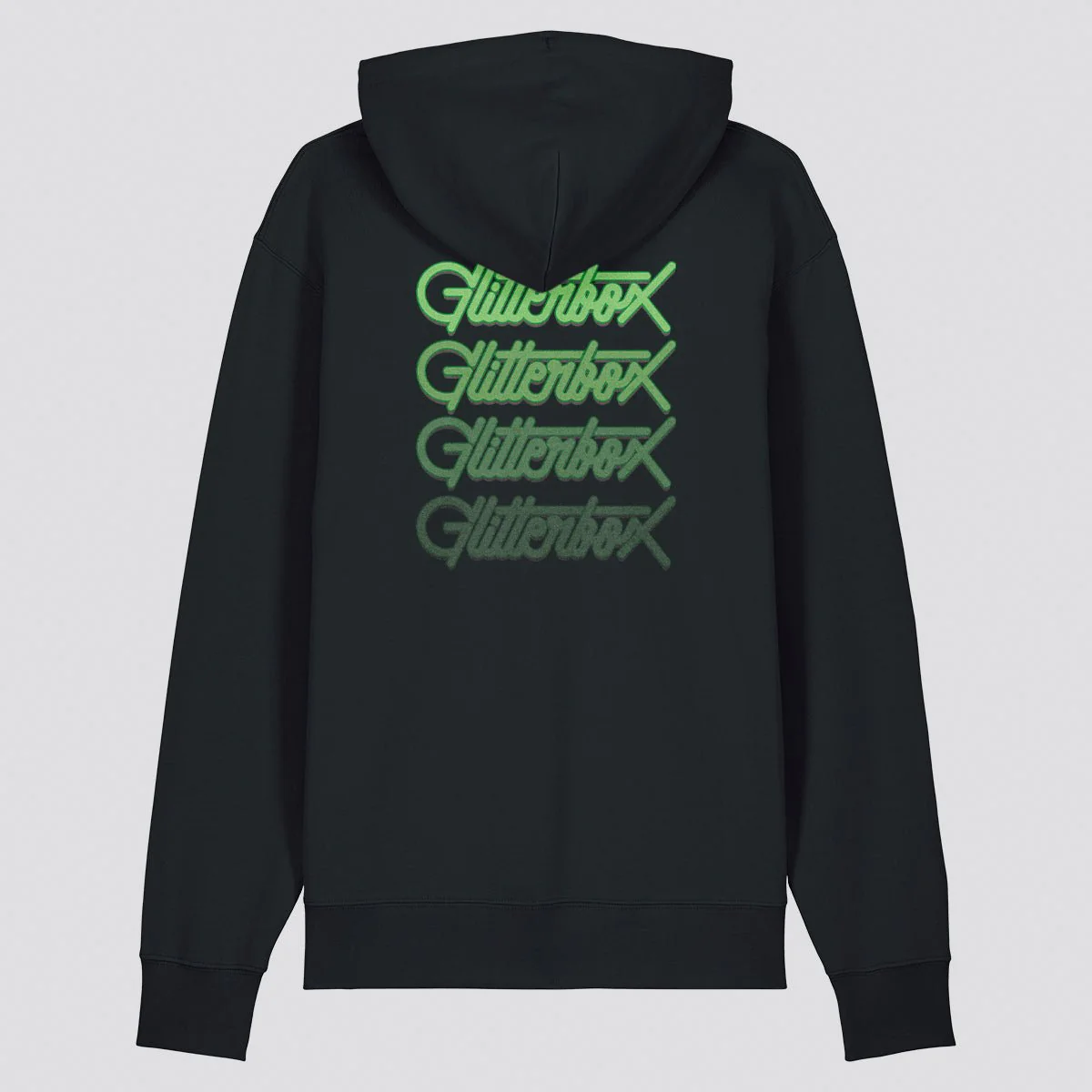 Glitterbox Green Back Fade Logo Hoodie