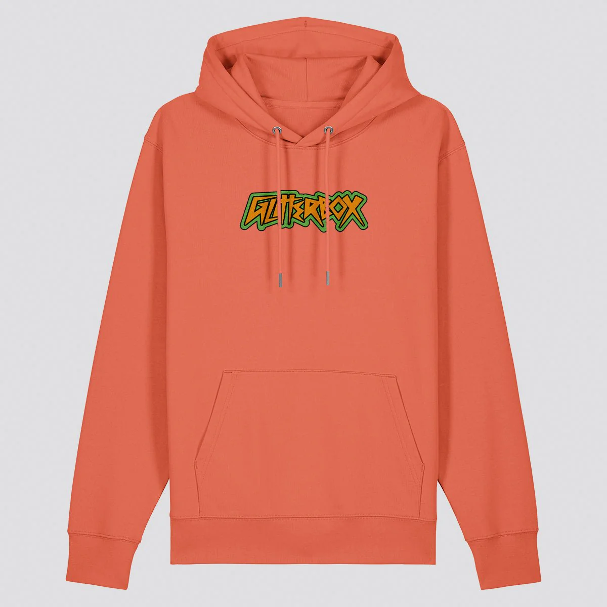 Glitterbox Orange/Green Punk Logo Hoodie