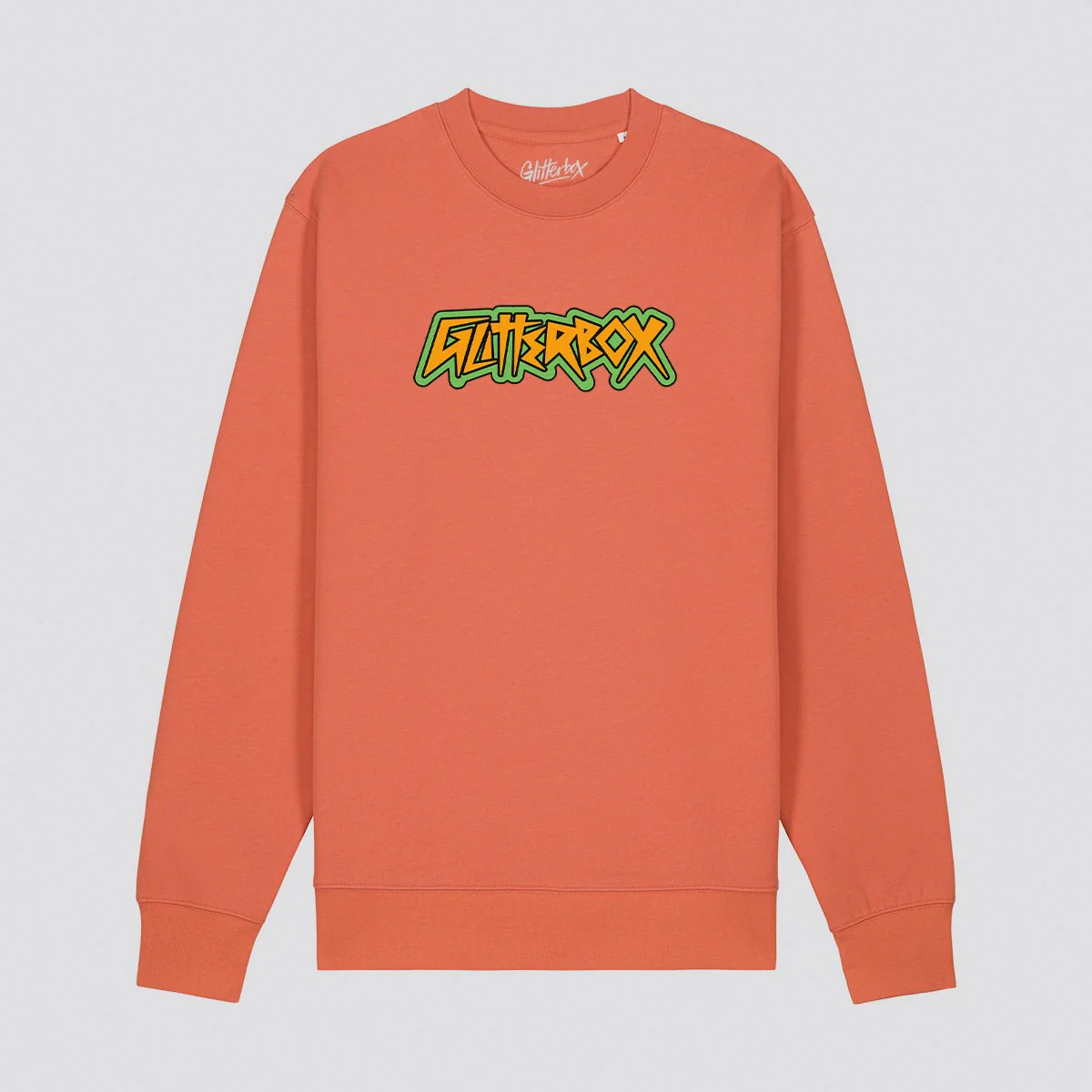 Glitterbox Orange/Green Punk Logo Sweatshirt