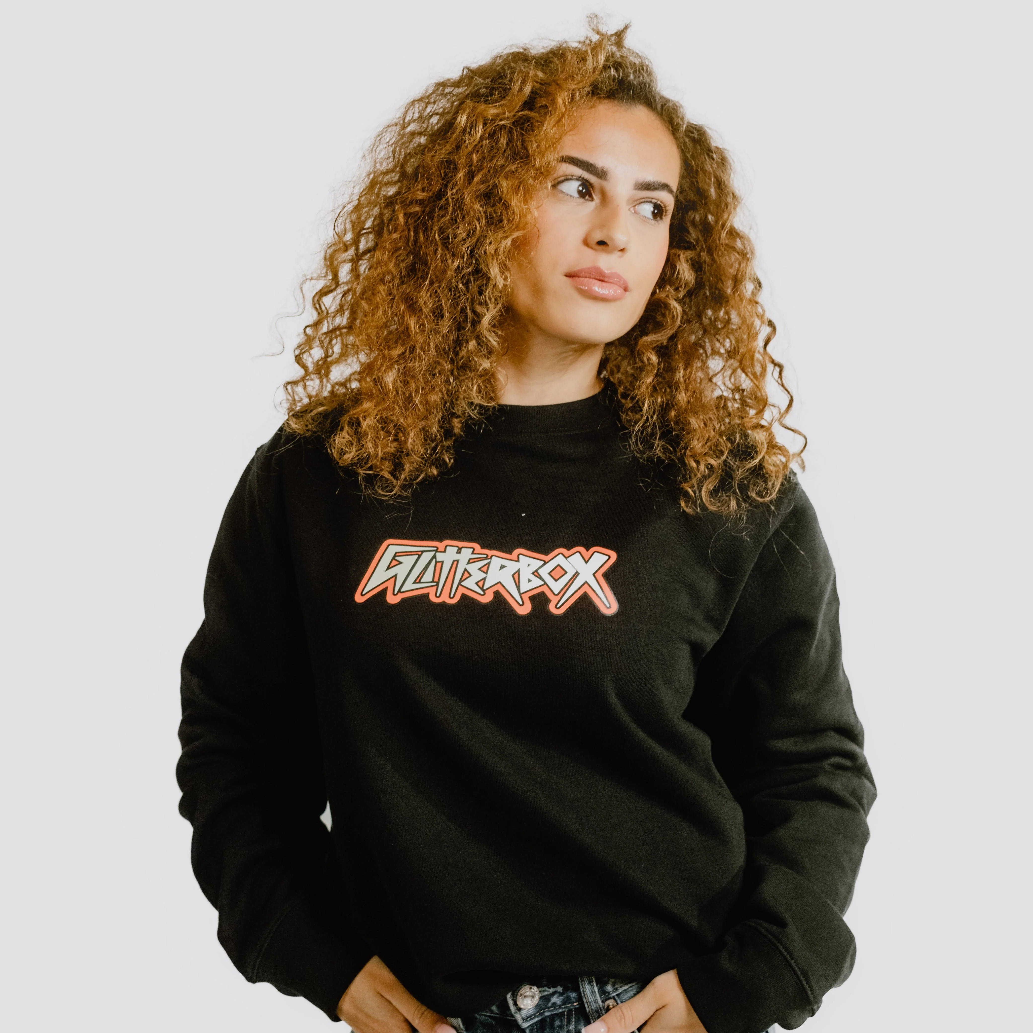 Glitterbox Red/White Punk Logo Sweatshirt