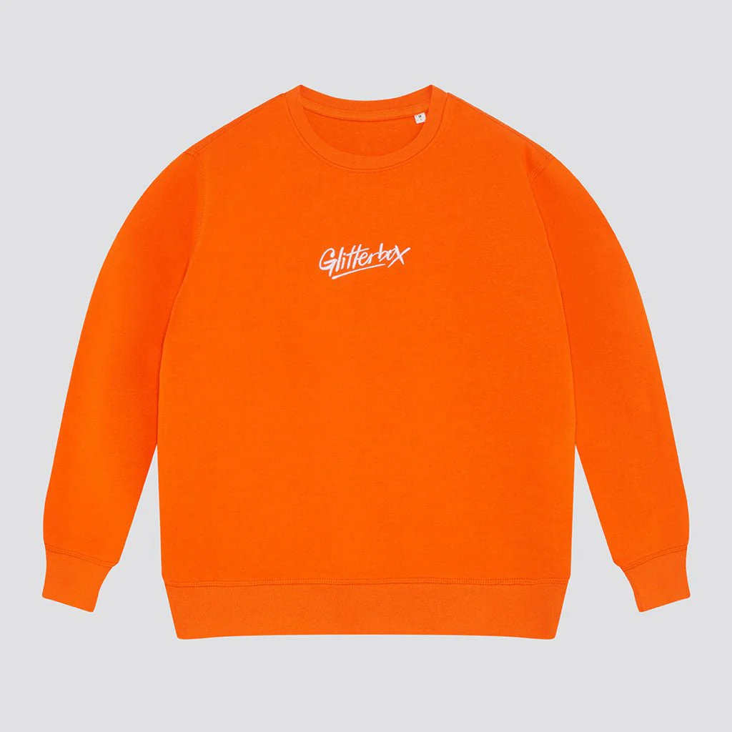 Glitterbox White Logo Embroidered Sweatshirt - Image 3