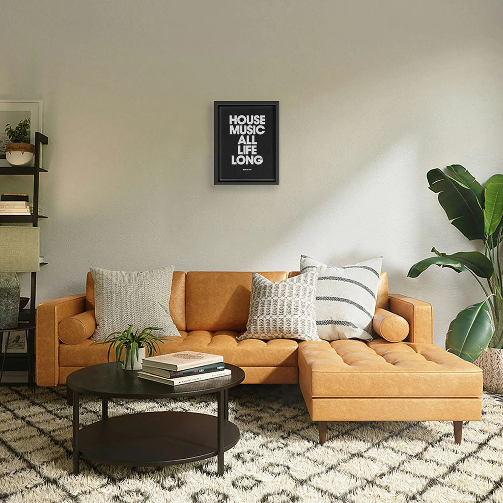 House Music All Life Long Framed Canvas Print - Image 10
