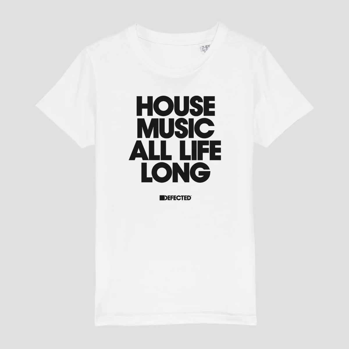 House Music All Life Long Kids' Organic T-Shirt - Image 5
