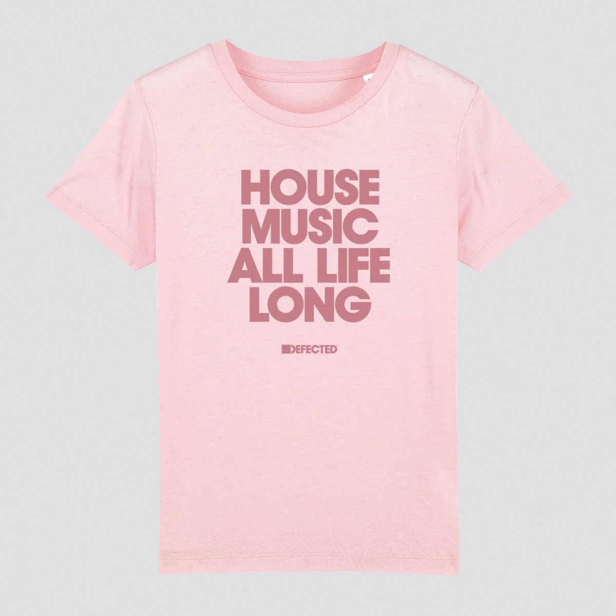 House Music All Life Long Kids' Organic T-Shirt - Image 7