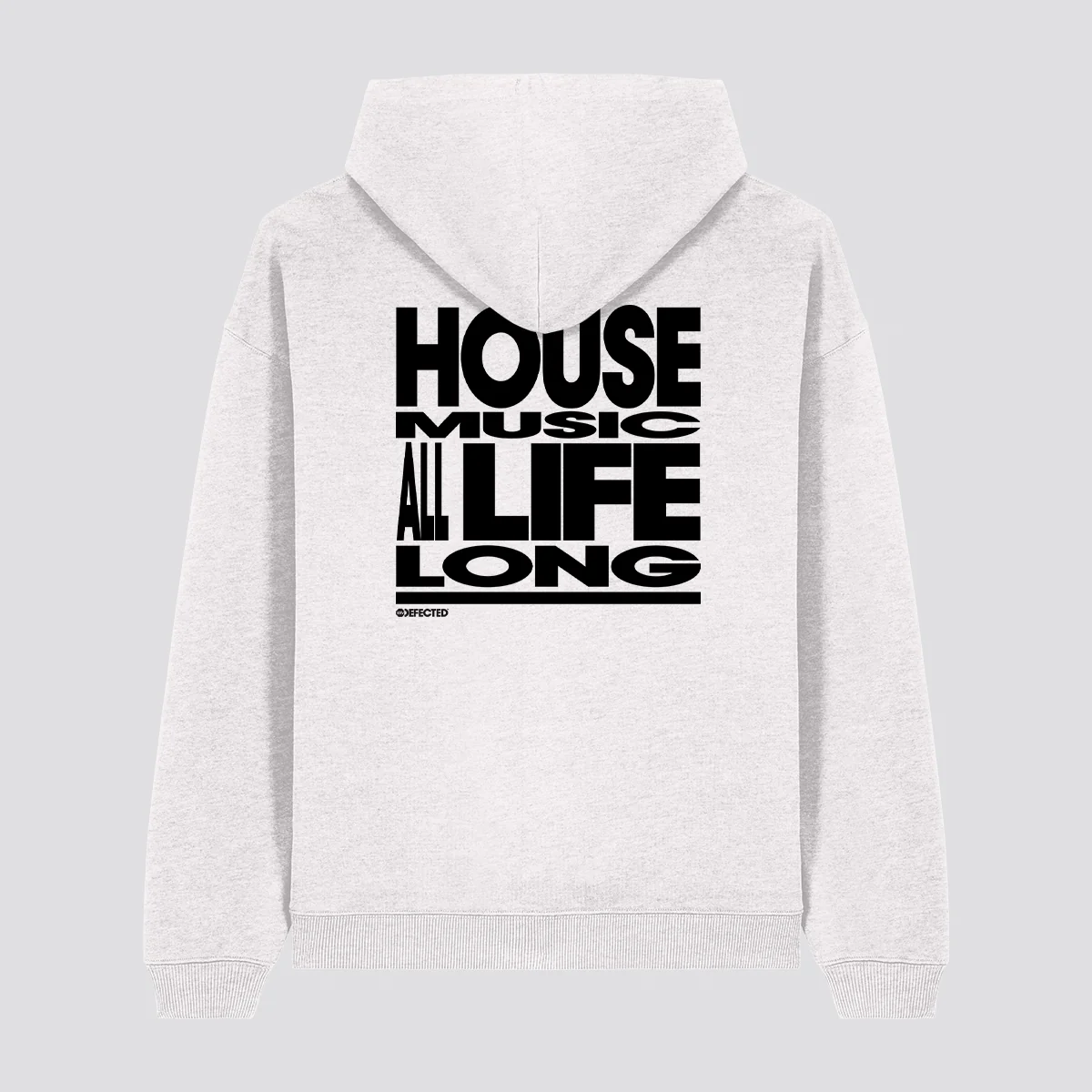 House Music All Life Long Slogan Hoodie - Image 5