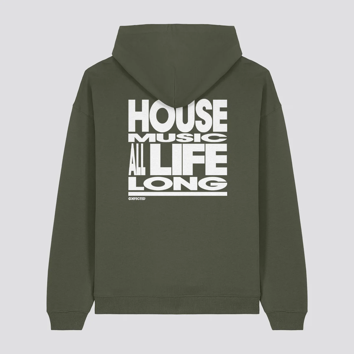 House Music All Life Long Slogan Hoodie - Image 9