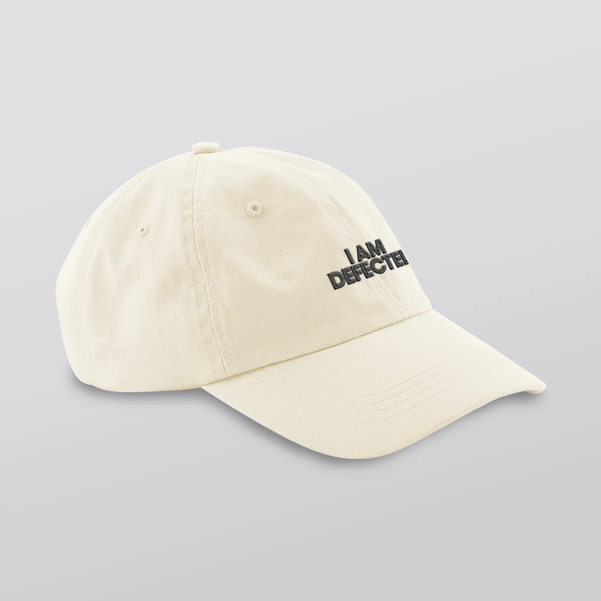 I Am Defected Embroidered Logo Low Profile Cap - Image 3