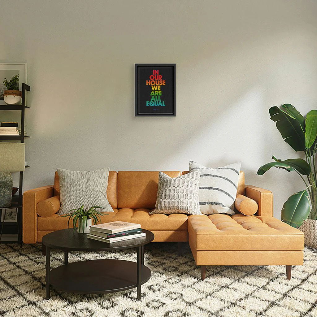 In Our House... Framed Canvas Print - Image 10