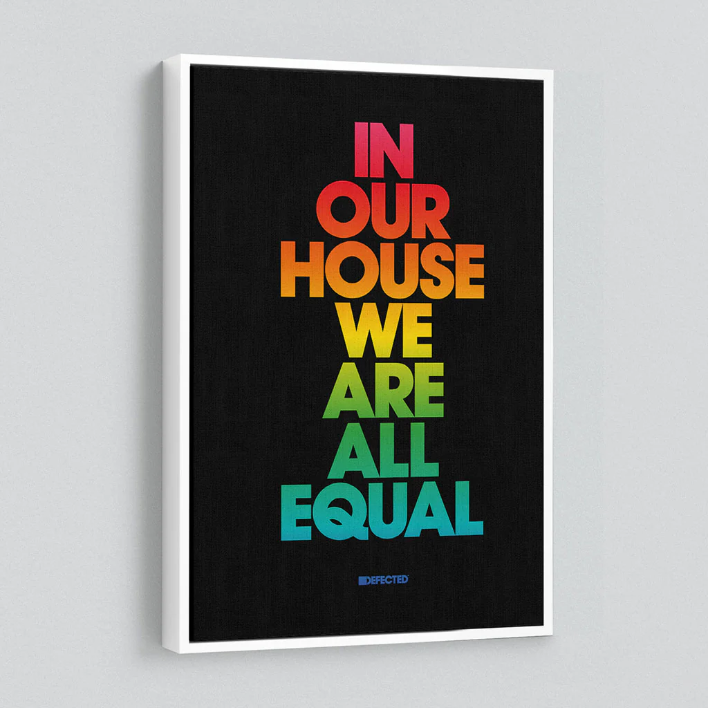 In Our House... Framed Canvas Print - Image 5