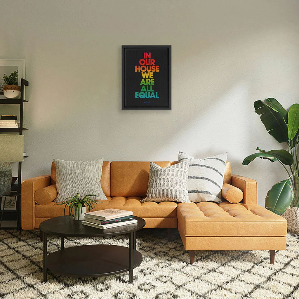 In Our House... Framed Canvas Print - Image 6