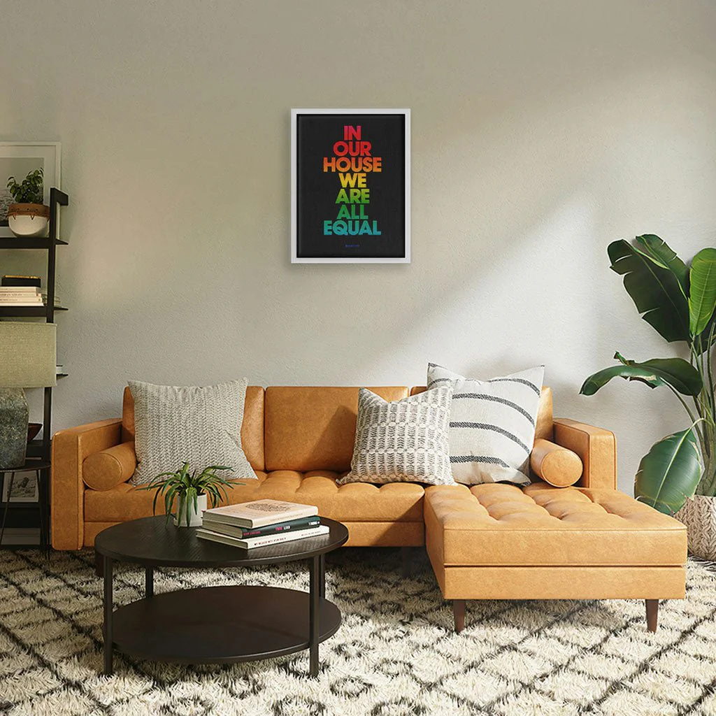 In Our House... Framed Canvas Print - Image 8