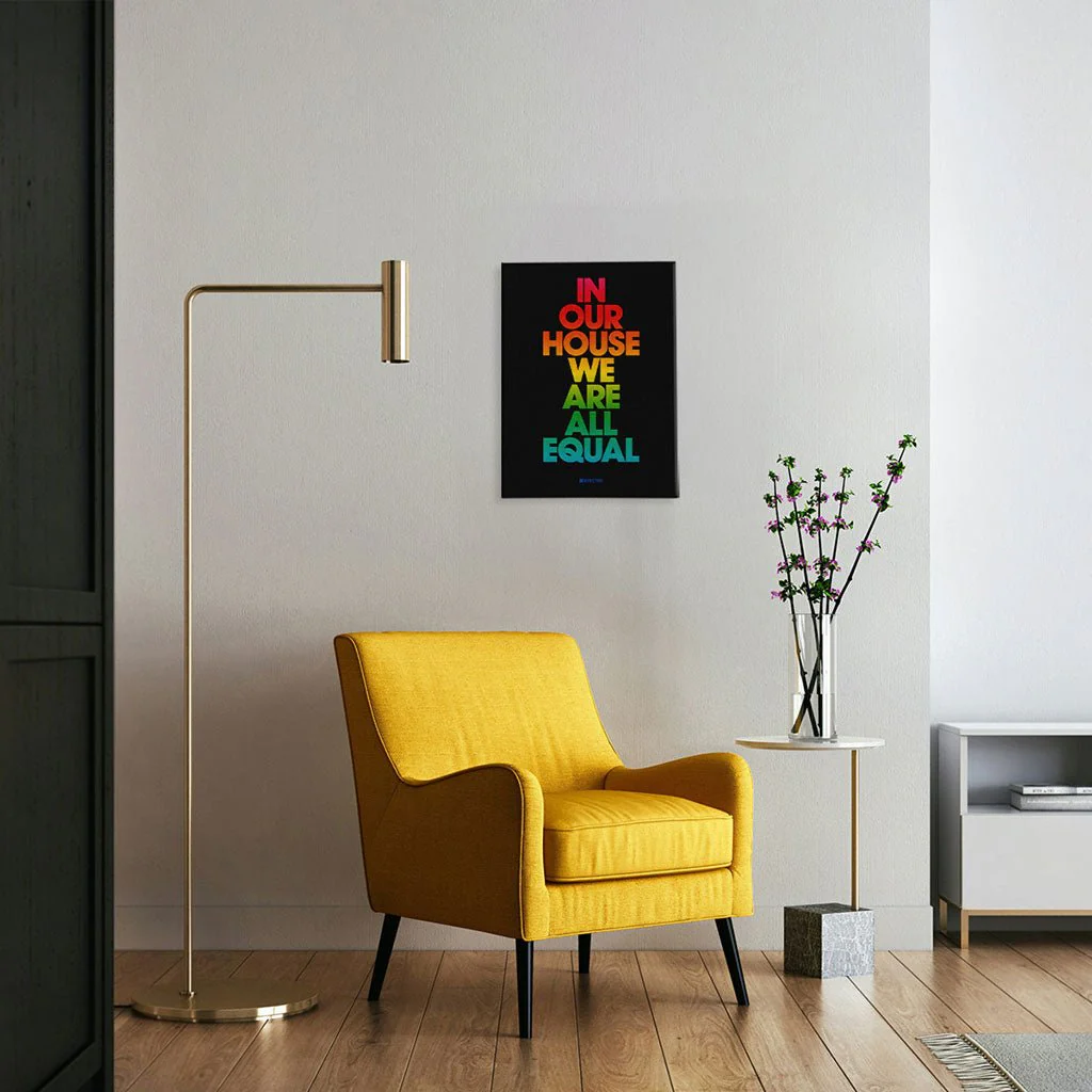 In Our House... Stretched Canvas Print - Image 5