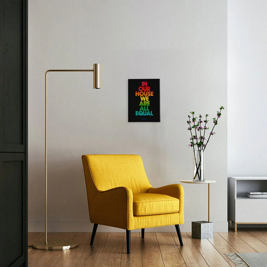 In Our House... Stretched Canvas Print - Image 7