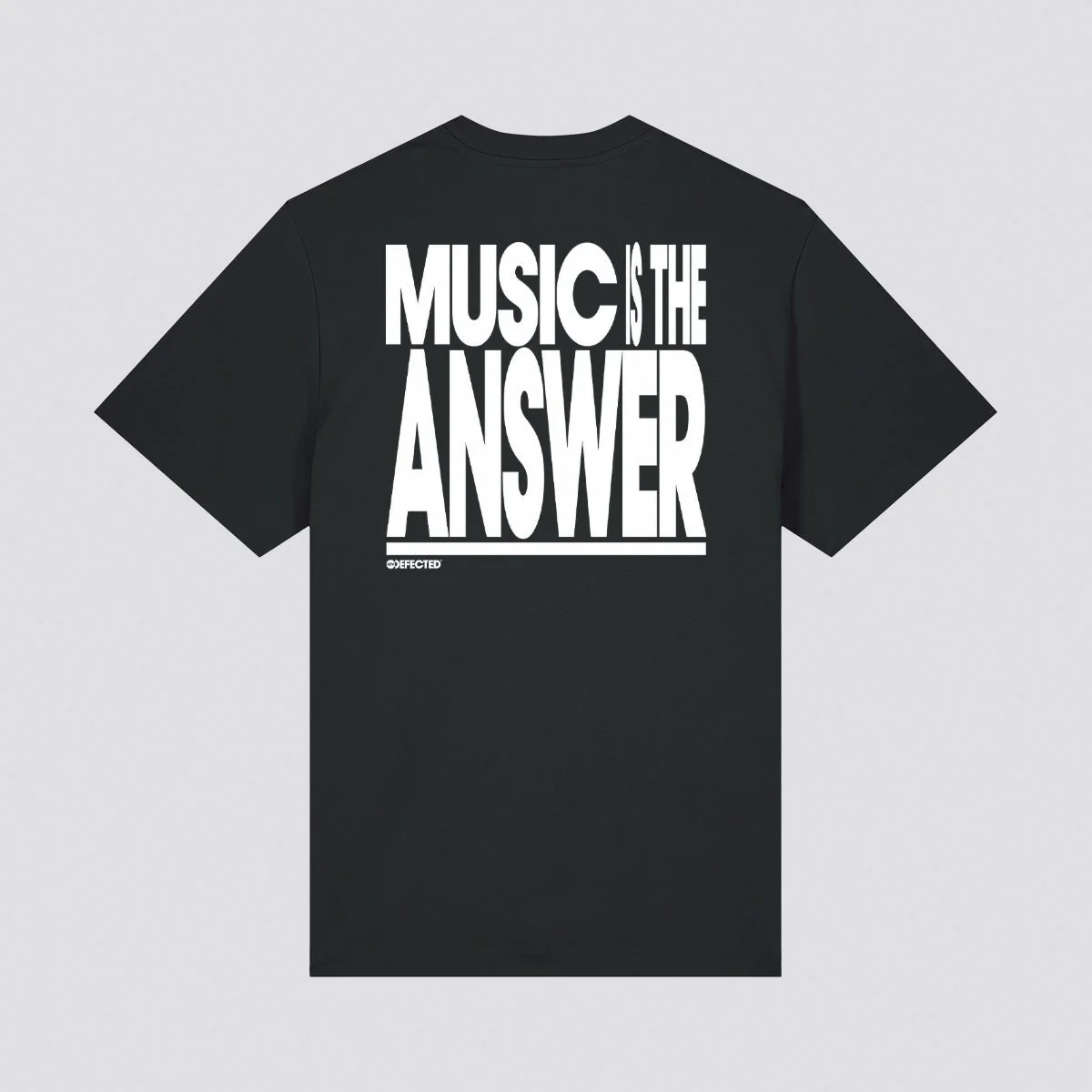 Music Is The Answer Slogan T-Shirt - Image 2