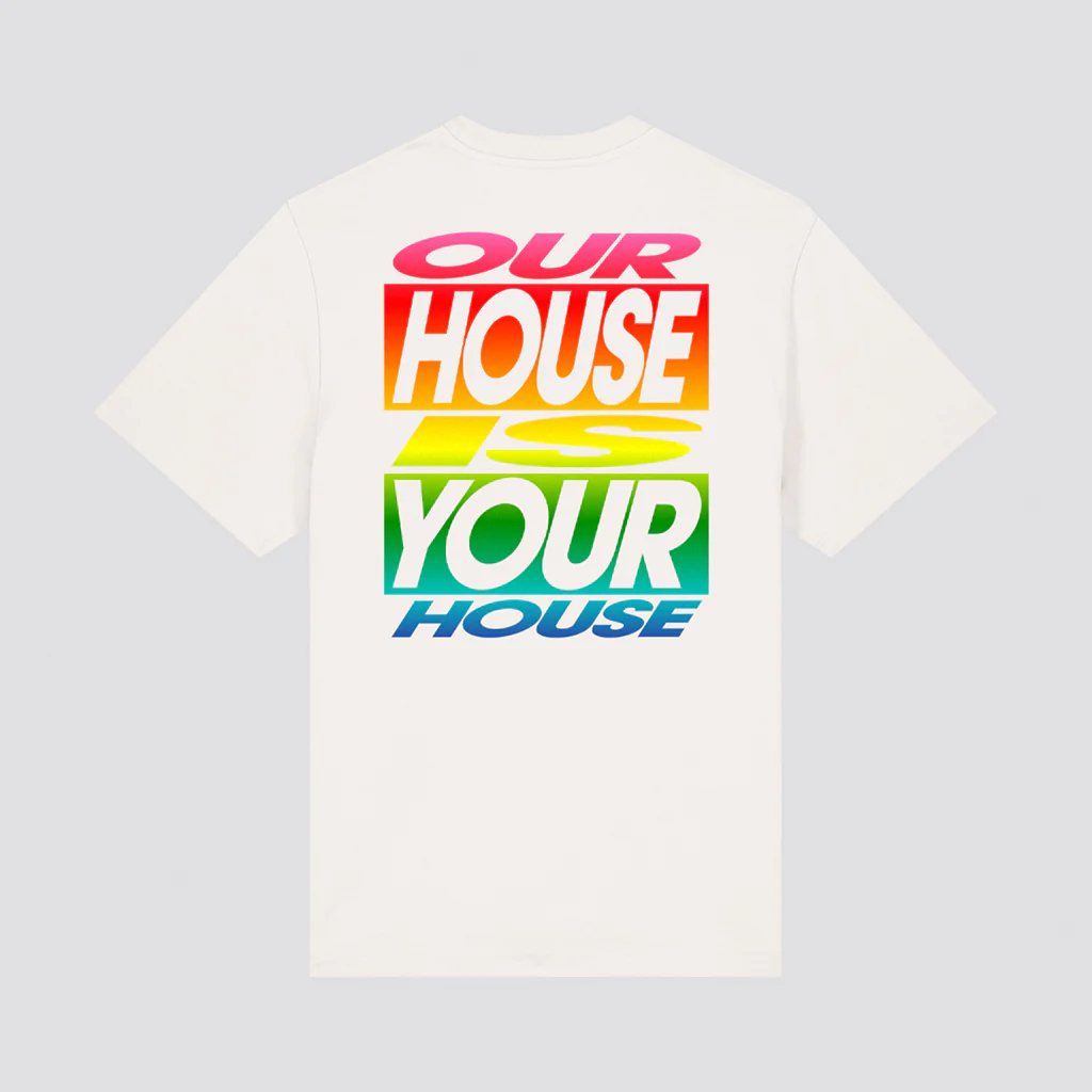 Our House Is Your House Rainbow T-Shirt - Image 3