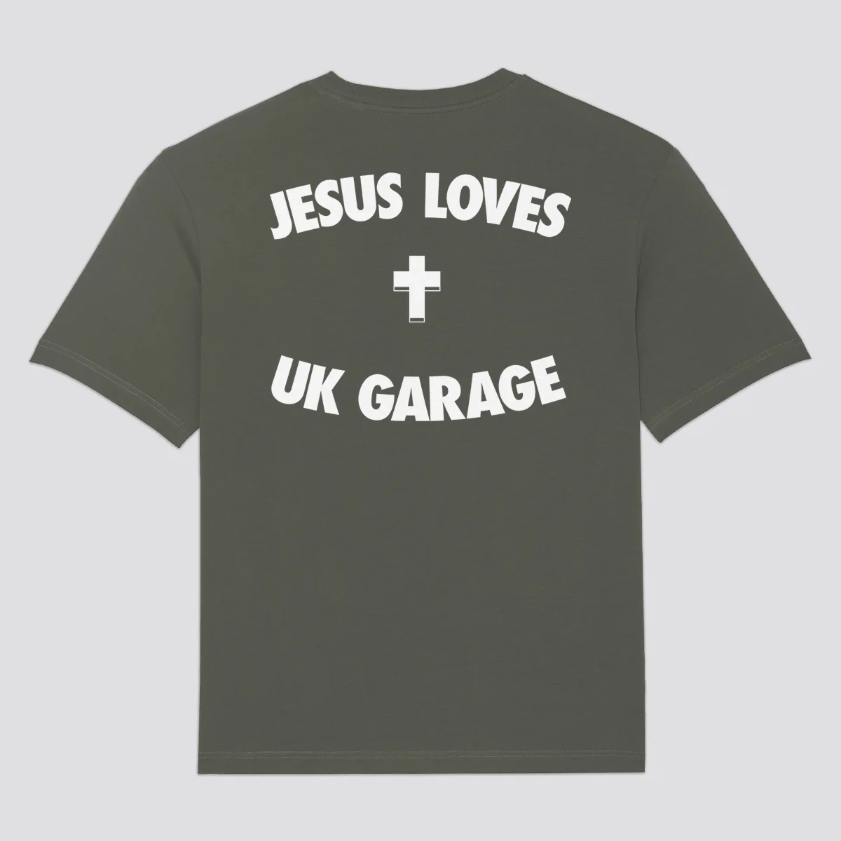 Jesus Loves UK Garage T-Shirt - Image 7